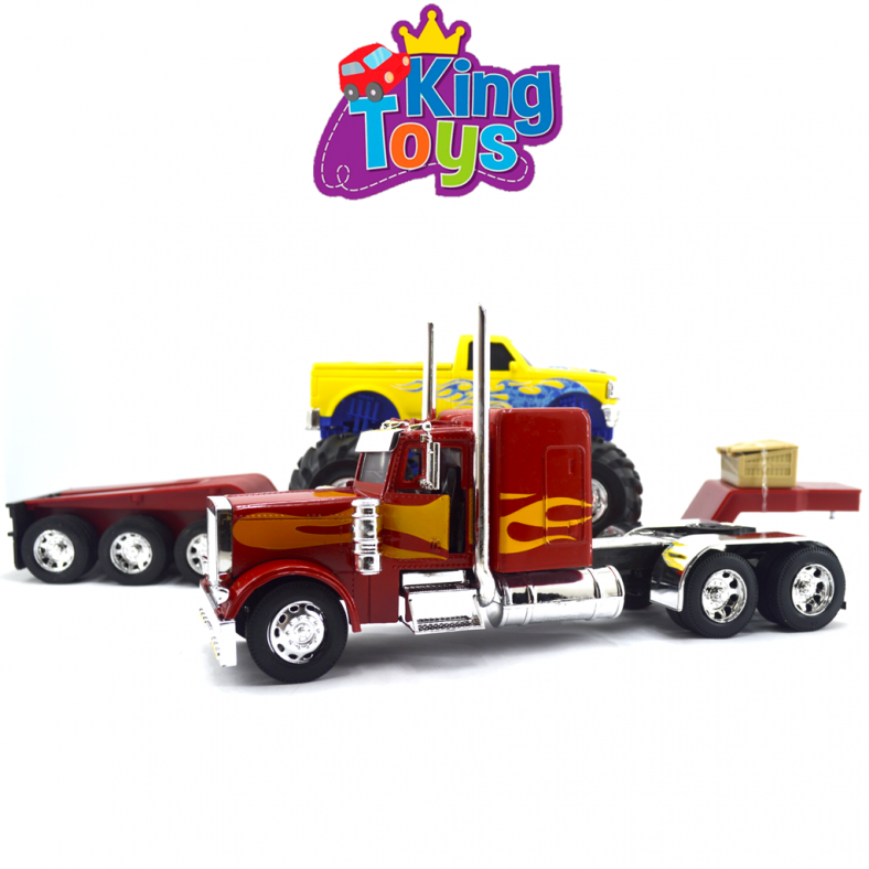 Peterbilt 379 con lowboy – Kingtoys