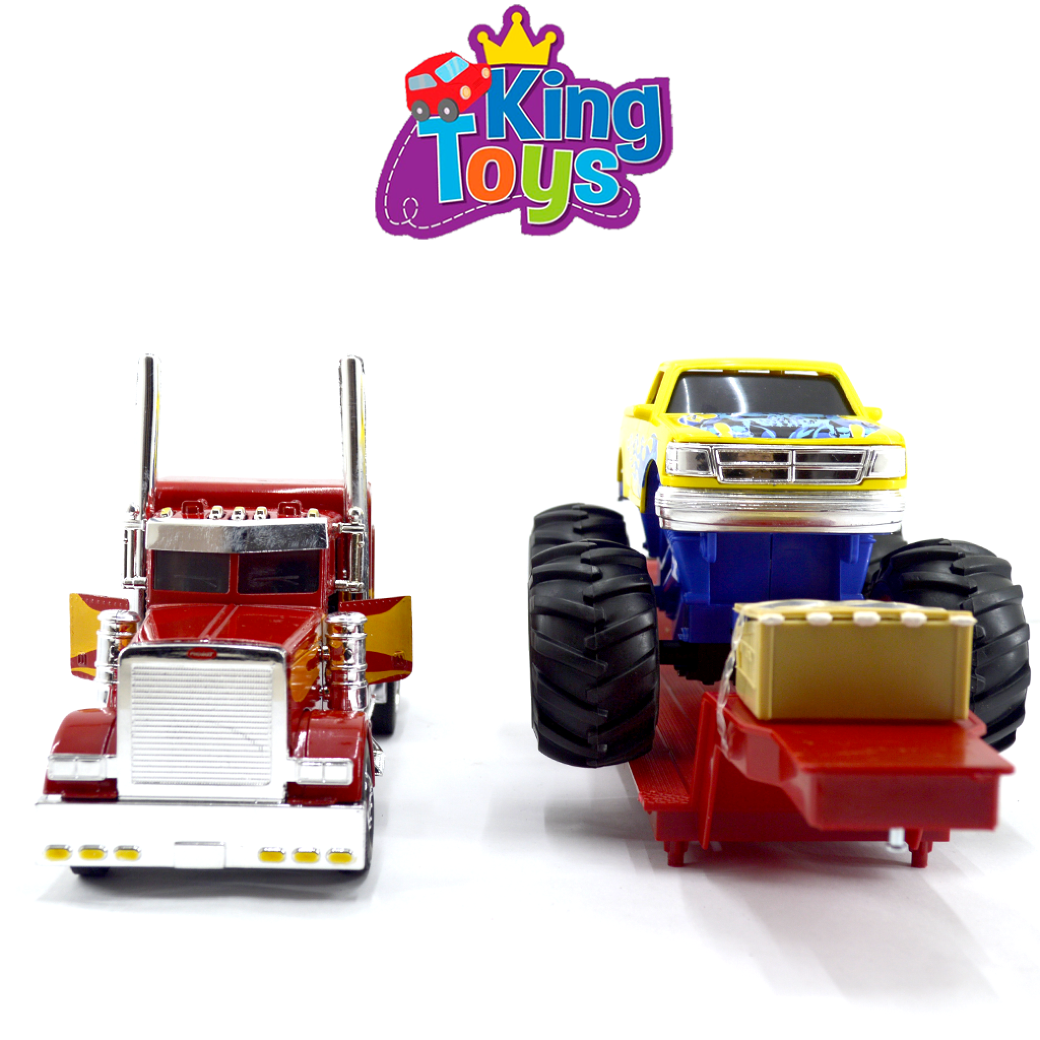 Peterbilt 379 con lowboy – Kingtoys