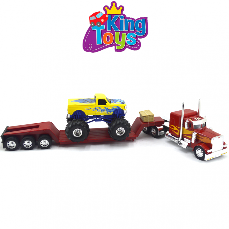 Peterbilt 379 con lowboy – Kingtoys