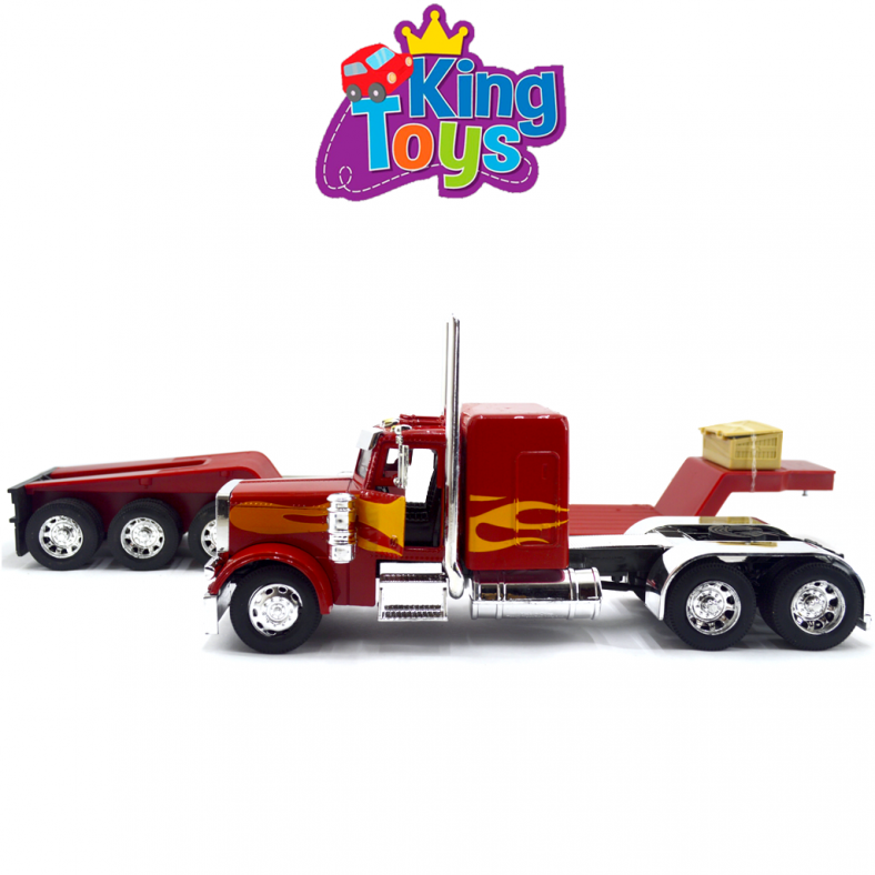 Peterbilt 379 con lowboy – Kingtoys